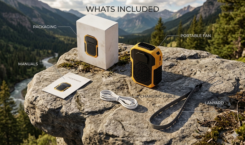 Portable Rechargable Fan