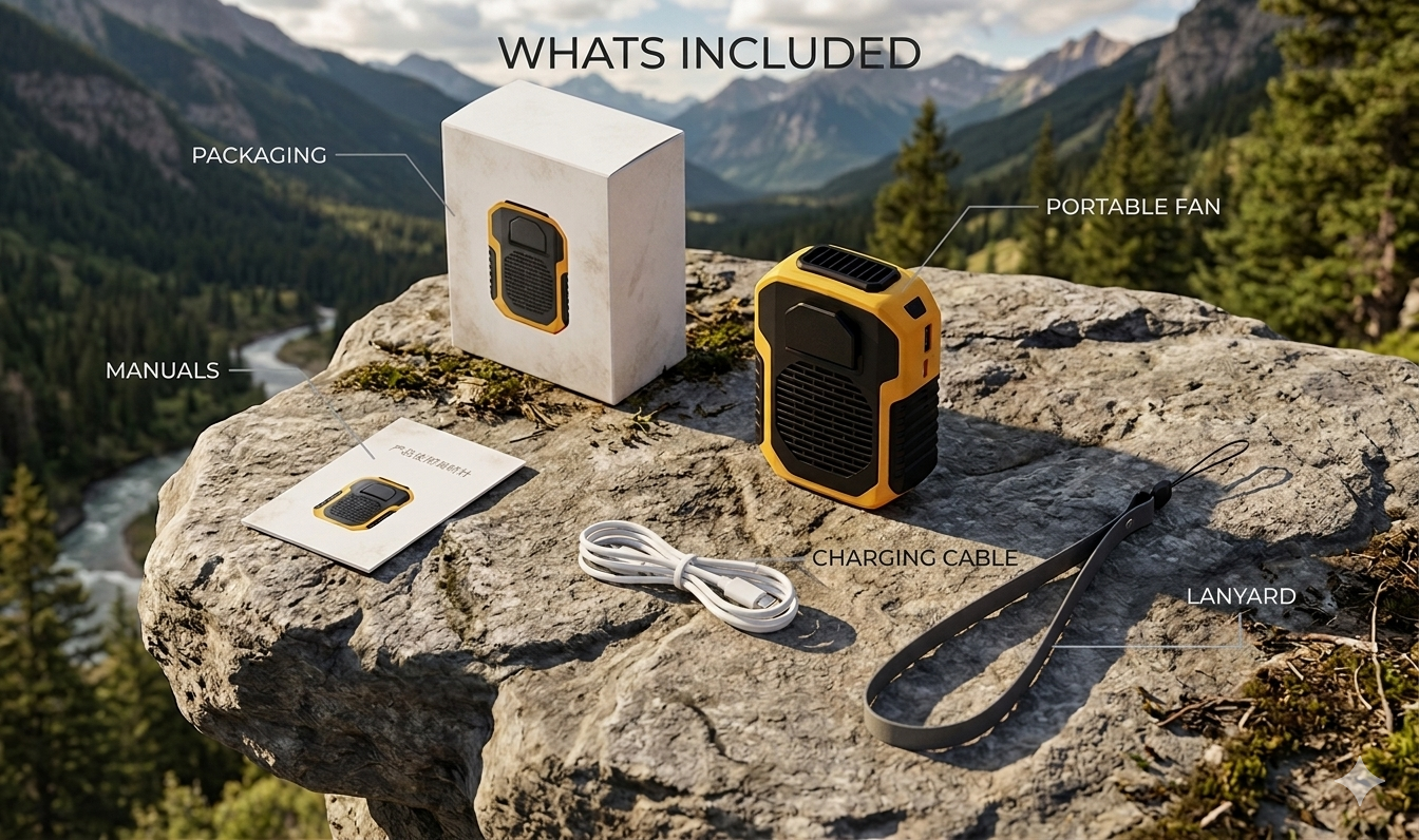 Portable Rechargable Fan